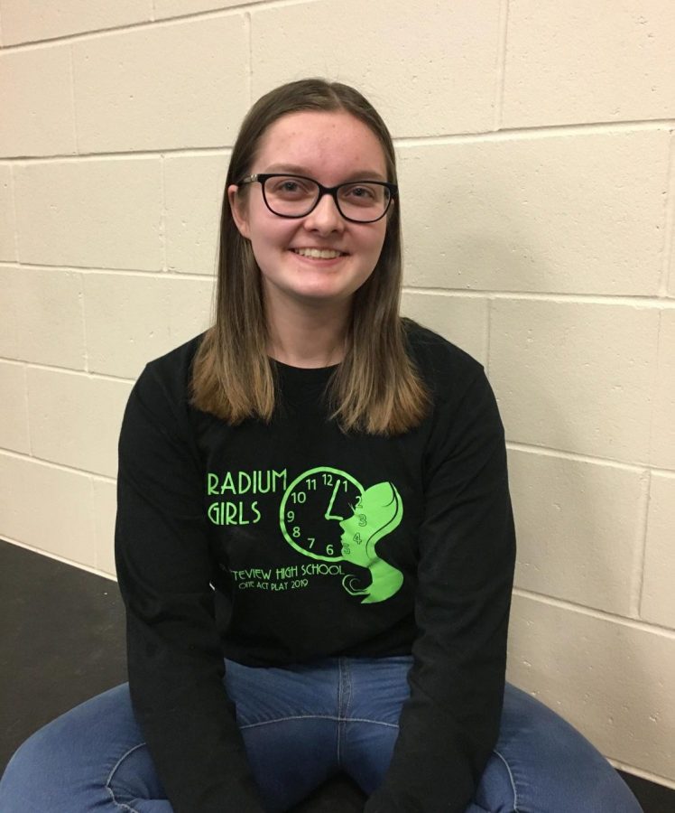 Ella Ferguson is a sophomore at Platteview who is involved in Spanish Club, Jazz Band, One Act, and many other activities.  She says that summer is her favorite time of the year. 