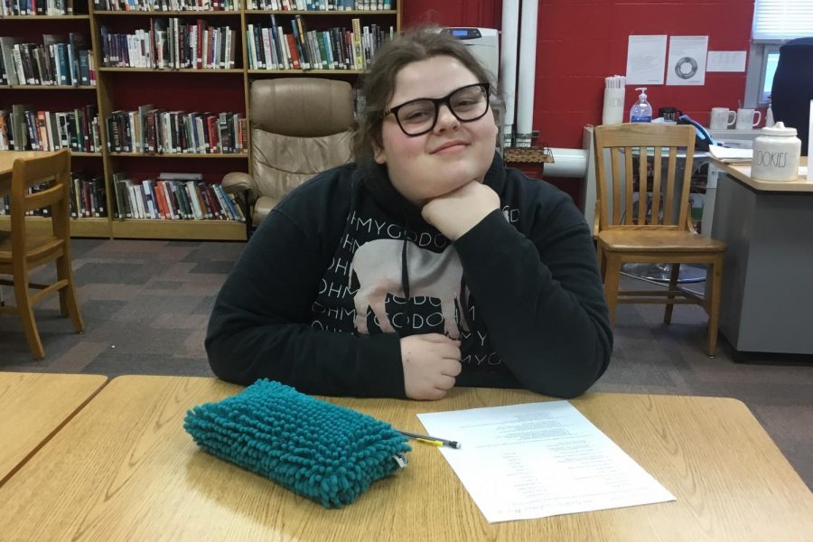 Freshman Brooklyn Williamson’s favorite activity to do outside of school is “either listening to musicals or hanging out with friends.” To learn more about Williamson, you can read the interview.