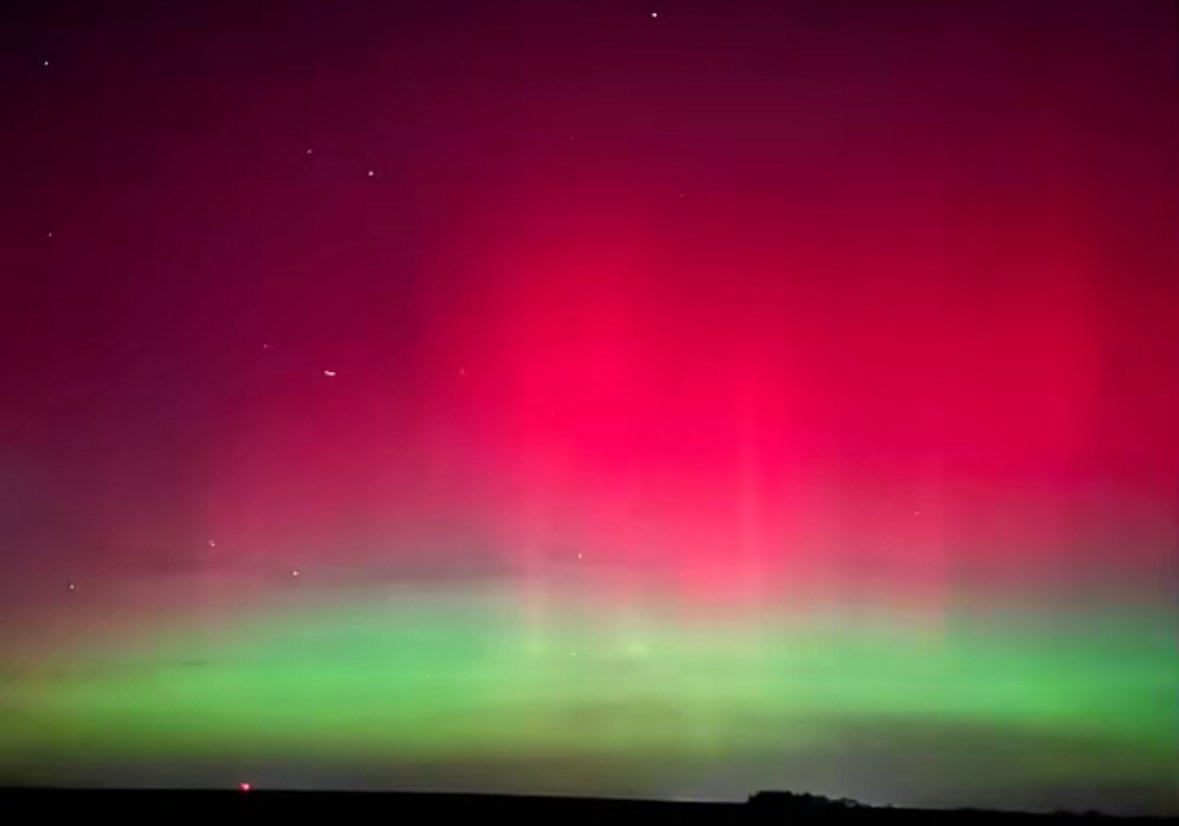 Northern Lights Light Up Nebraska Skies